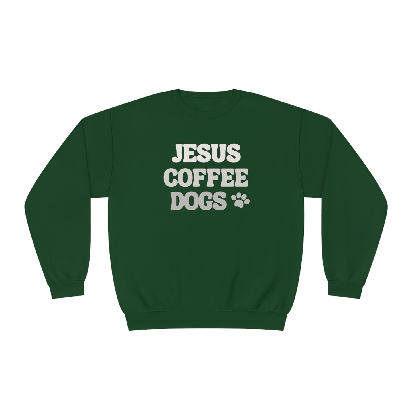 Jesus Coffee Dogs Crewneck Sweatshirt