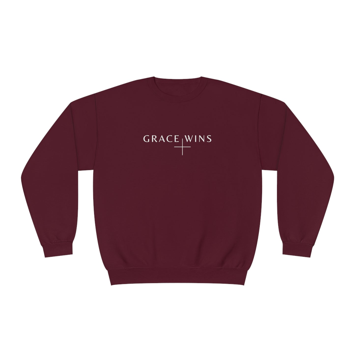 Grace Wins Crewneck Sweatshirt - Maroon